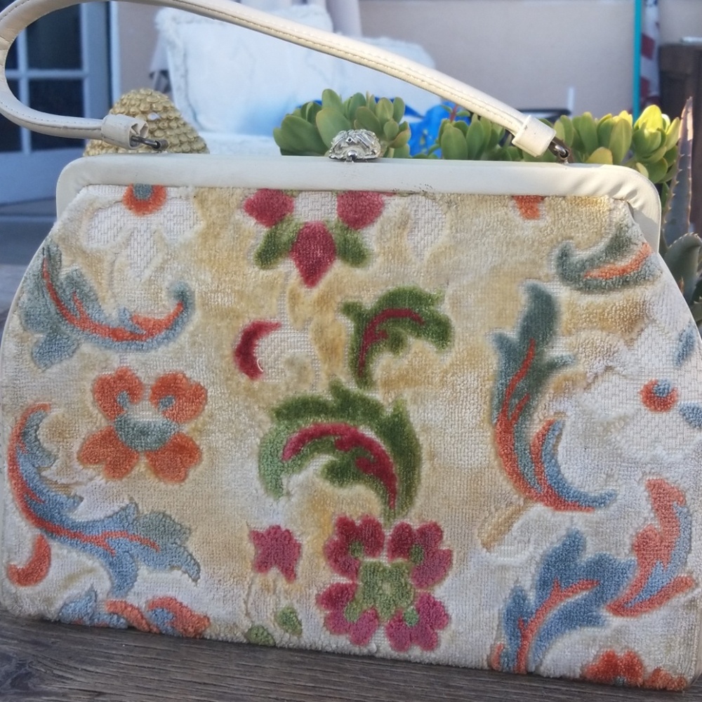 Vintage Floral Design Bag